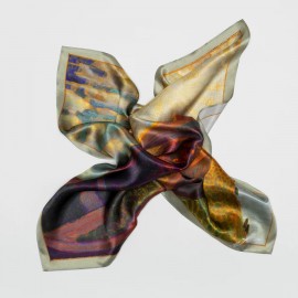 Šilkinė skarelė "Pilies pasaka" (53*53)