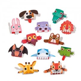 Origami rinkinys mažyliams LUDATTICA Gyvūnėliai