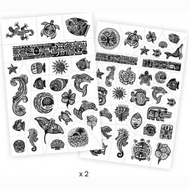 Tatuiruotės - Polinezija (50+ tatuiruočių)