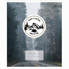 Sąsiuvinis 60 lapų, langeliais  60#     Shades of the nature