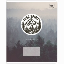 Sąsiuvinis 60 lapų, langeliais  60#     Shades of the nature