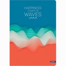 Knyga A5 96lap 70g lang WAVES