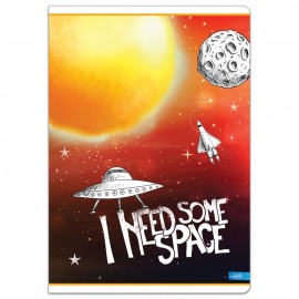 Sąsiuvinis(platus) A5 24lap 80g lin SPACE