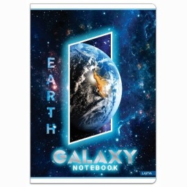 Sąsiuvinis A4 52lap 80g lin GALAXY