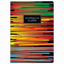 Sąsiuvinis(platus) A5 48lap 80g lin ILLUSION