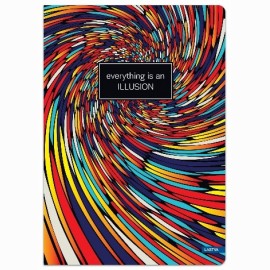 Sąsiuvinis(platus) A5 48lap 80g lin ILLUSION