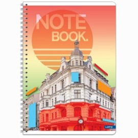 Sąsiuvinis su spirale A4 60lap 70g lin CITY