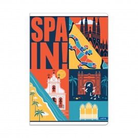 Sąsiuvinis A4 52lap 80g lang TRAVEL