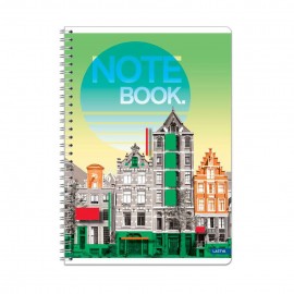 Sąsiuvinis su spirale A5 60lap 70g lang CITY