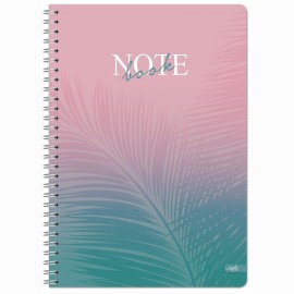 Sąsiuvinis su spirale,A5,100l,70g,lang,