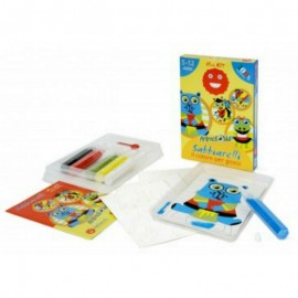 Piešimo smėliu rinkinys SABBIARELLI Šaunūs gyvūnai