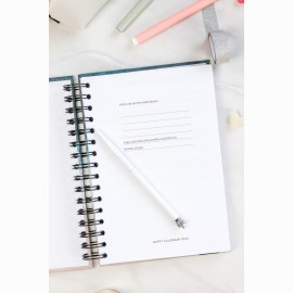 Laimės darbo knyga su spirale  REMEMBER TO SMILE  2026