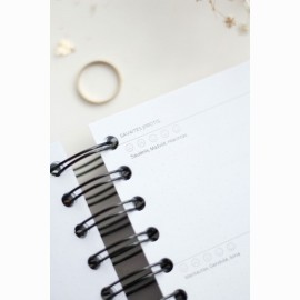 Laimės darbo knyga su spirale  REMEMBER TO SMILE  2026