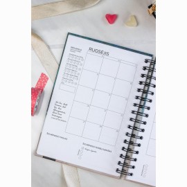 Laimės darbo knyga su spirale MIŠKAS 2026