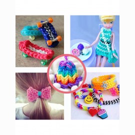 Apyrankių pynimo iš gumelių rinkinys, 500 vnt.