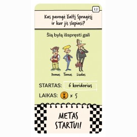 Stalo žaidimas Domas ir Tomas. Mokyklos detektyvai