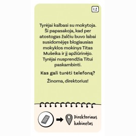 Stalo žaidimas Domas ir Tomas. Mokyklos detektyvai