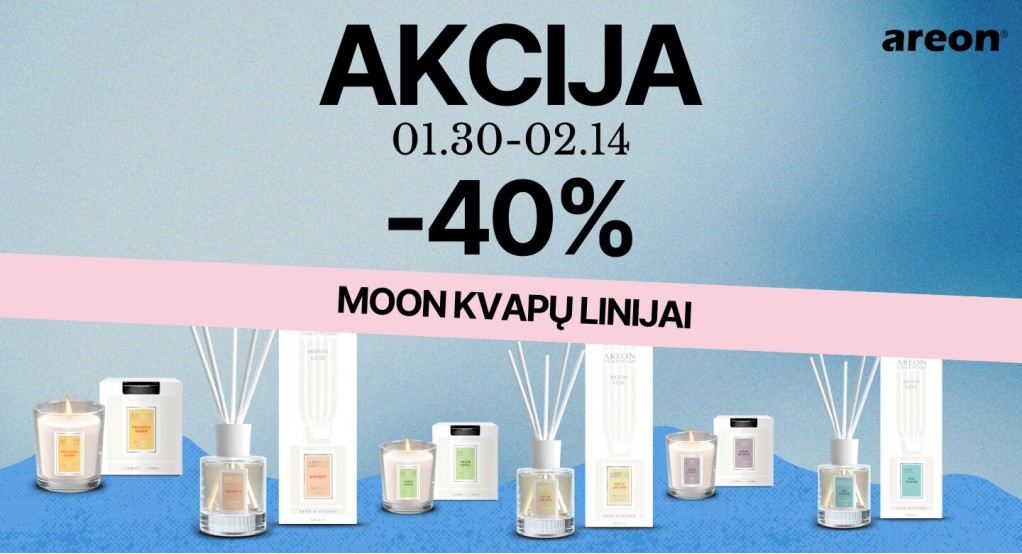 „MOON LINE“ kvapams ir žvakėms -40%!