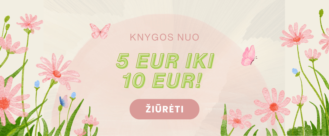 Knygos nuo 5,00€ iki 10,00€!