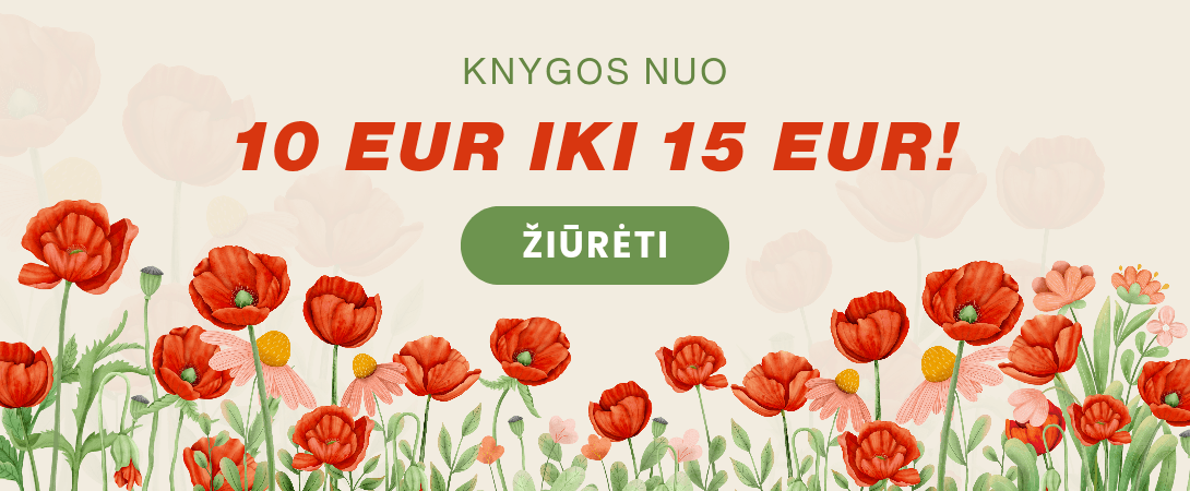 Knygos nuo 10,00€ iki 15,00€!