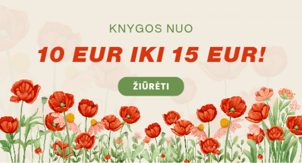 Knygos nuo 10,00€ iki 15,00€!