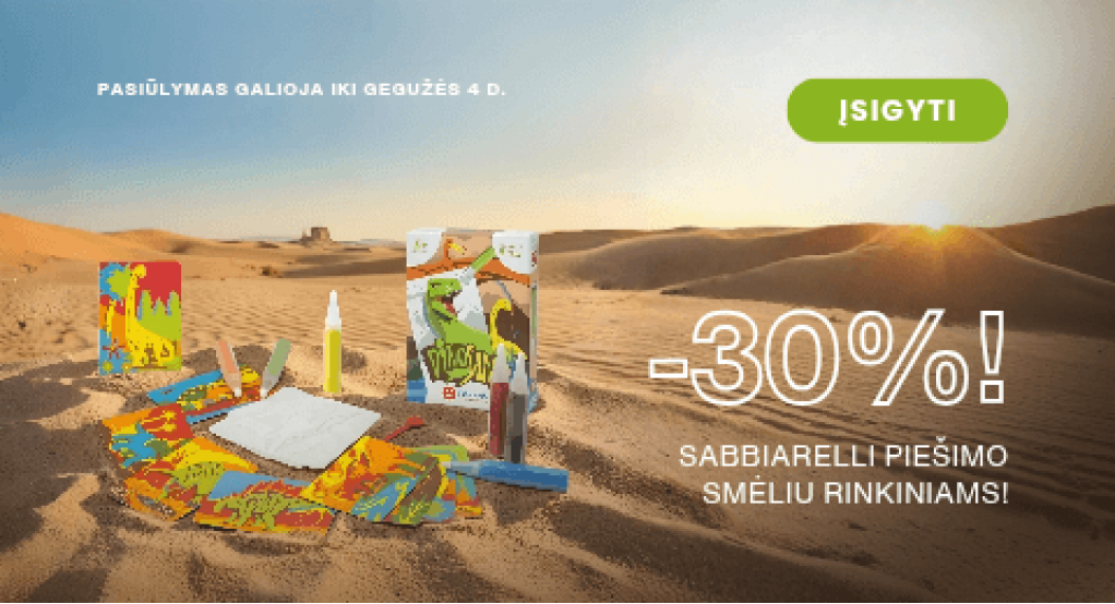 Sabbiarelli piešimo smėliu rinkiniams