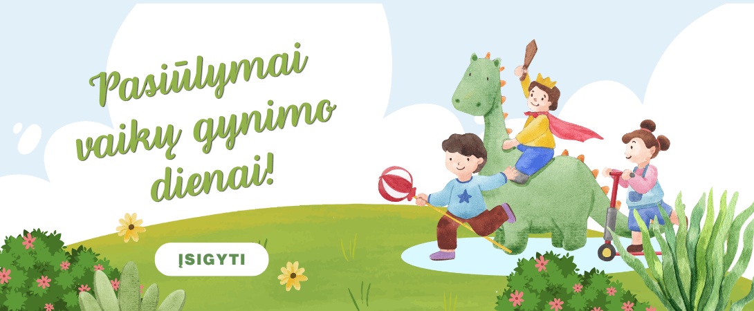 Pasiūlymai vaikų gynimo dienai