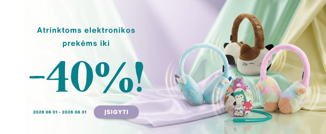 Atrinktos elektronikos prekės iki -40% pigiau!
