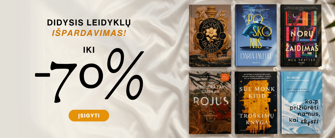 Nuolaidos knygoms iki -70%