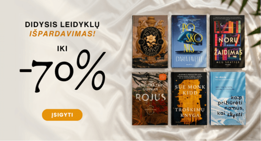 Nuolaidos knygoms iki -70%