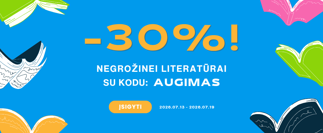 -30% negrožinei literatūrai