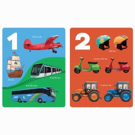 100 pirmųjų žodžių. Spalvos, skaičiai, formos