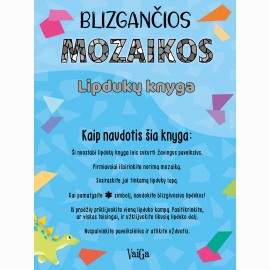 Blizgančios mozaikos. Lipdukų knyga