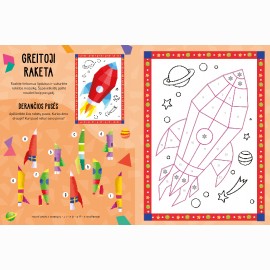 Blizgančios mozaikos. Lipdukų knyga