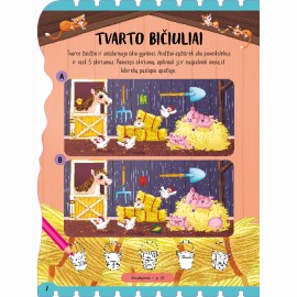 Linksmasis ūkis. Su iškIliais lipdukais