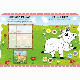 Linksmasis ūkis. Su iškIliais lipdukais