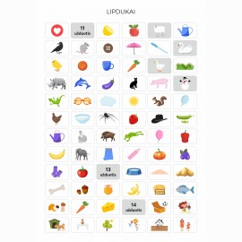 Mažais žingsneliais į sėkmę. Logopedinių užsiėmimų pratybų sąsiuvinis kalbos sunkumams įveikti, pritaikyta specialiųjų poreikių vaikams