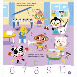 Mažoji rankelė mokosi rašyti. Skaičiai, labirintai ir skirtumų paieška