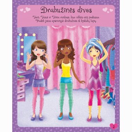 Podiumo kerai. Lipdukų knyga