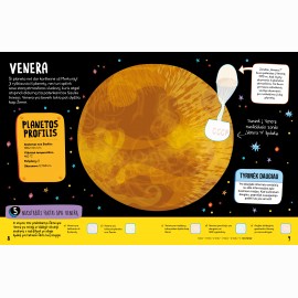 Sužinok ir sužibėk. Visata (su lipdukais)