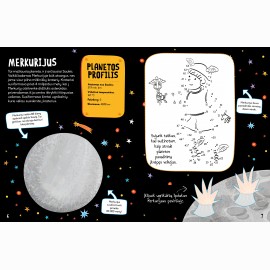 Sužinok ir sužibėk. Visata (su lipdukais)