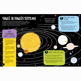 Sužinok ir sužibėk. Visata (su lipdukais)
