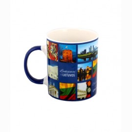 Puodelis porcelianinis Greetings from Lithuania 340 ml