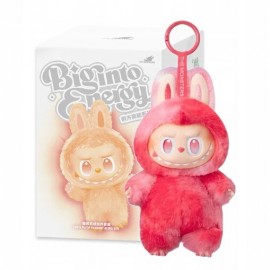 Labubu stiliaus pliušinis žaislas pakabukas stovintis (analogas)