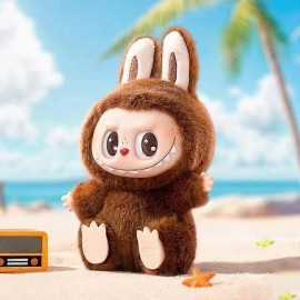 Labubu stiliaus pliušinis žaislas pakabukas (analogas)