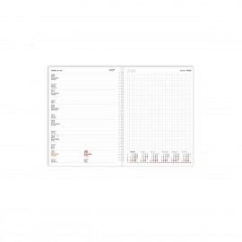 Papildymas darbo kalendoriui ,142x205mm  su spirale