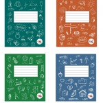 Sąsiuvinis 1 klasei, A5, linija, 12 lapų, 70gsm