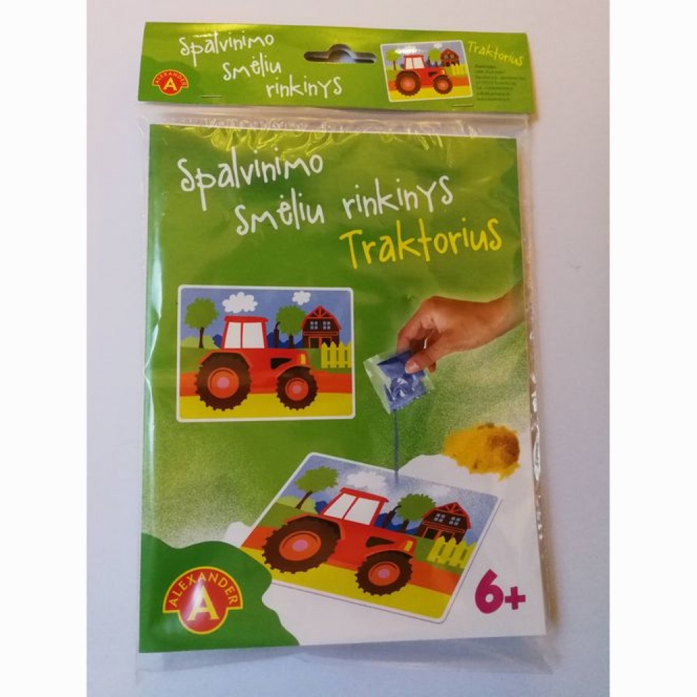Spalvinimo smėliu rinkinys Spalvinimo smėliu rinkinys