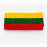 Tautinių spalvų galvos juosta