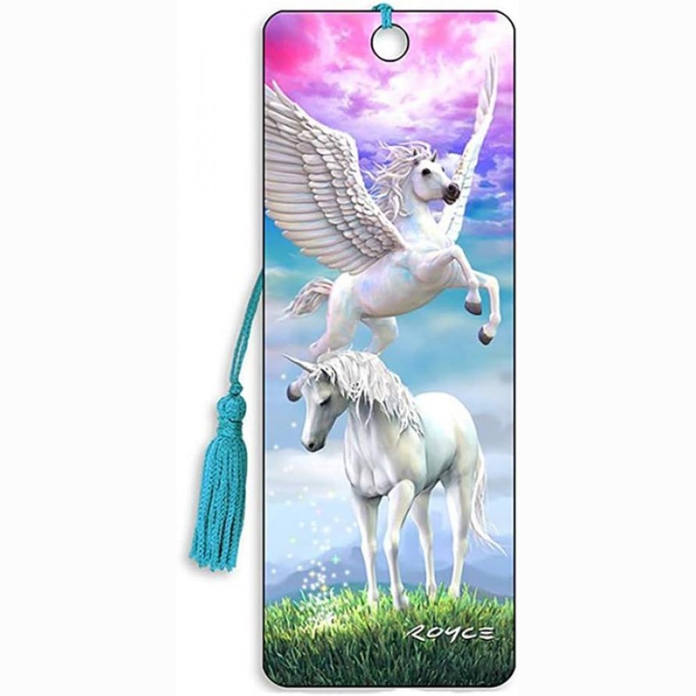 Skirtukas knygai Vienaragis 3D/BK110PUN/CH